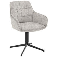 ARMLEHNSTUHL  in Eisen Bouclé  - Champagner, Design, Textil/Metall (62/87/61cm) - Musterring