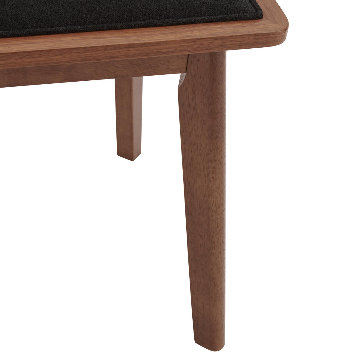 SITZBANK 38/47.5/120 cm Walnussfarben Kautschukholz, Nussbaum furniert, massiv  - Walnussfarben, LIFESTYLE, Holz (38/47.5/120cm) - Livetastic
