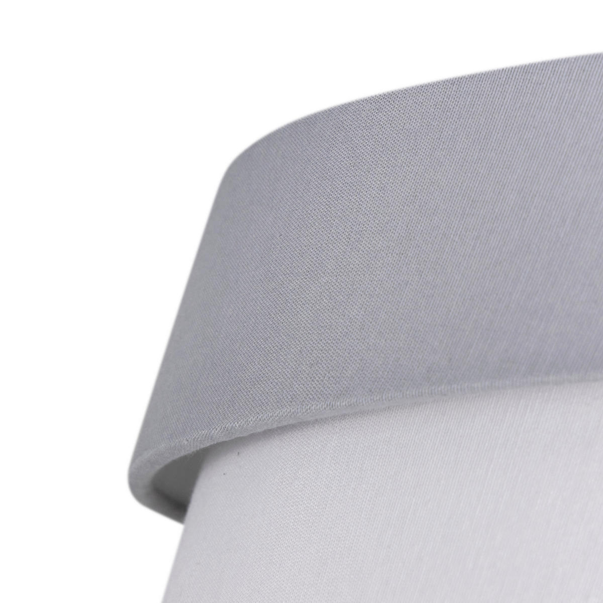 DECKENLEUCHTE 37/14 cm  - Weiß/Grau, Trend, Kunststoff/Textil (37/14cm) - Collett's Monde