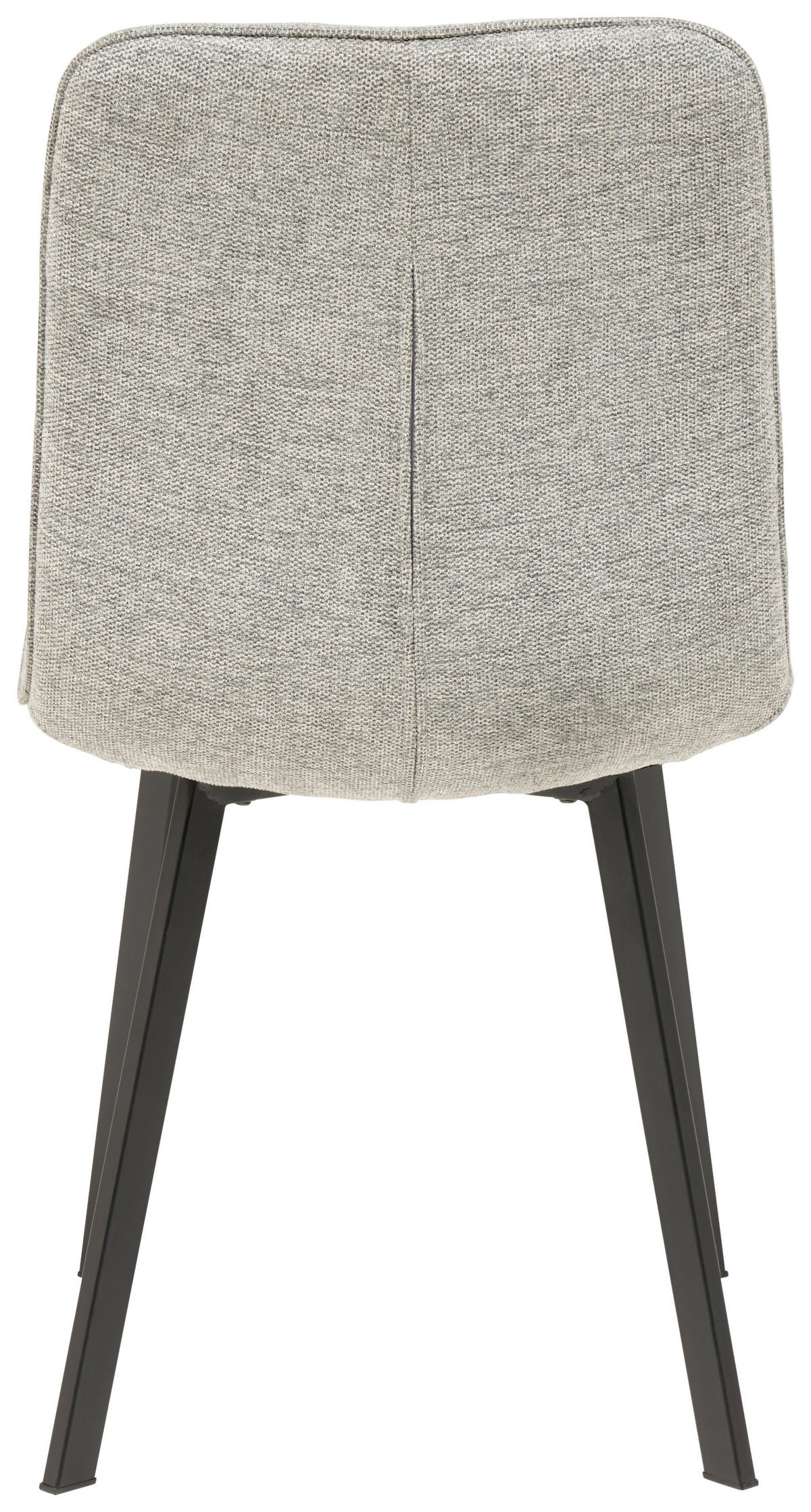 TISCHGRUPPE in Metall, Textil, Holzwerkstoff Weiß, Hellgrau  - Hellgrau/Weiß, KONVENTIONELL, Holzwerkstoff/Textil (140/46/75/88/80/57cm) - MID.YOU