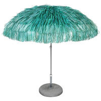 SONNENSCHIRM 200x200 cm Petrol  - Petrol/Alufarben, Design, Textil/Metall (200/200cm) - Jan Kurtz