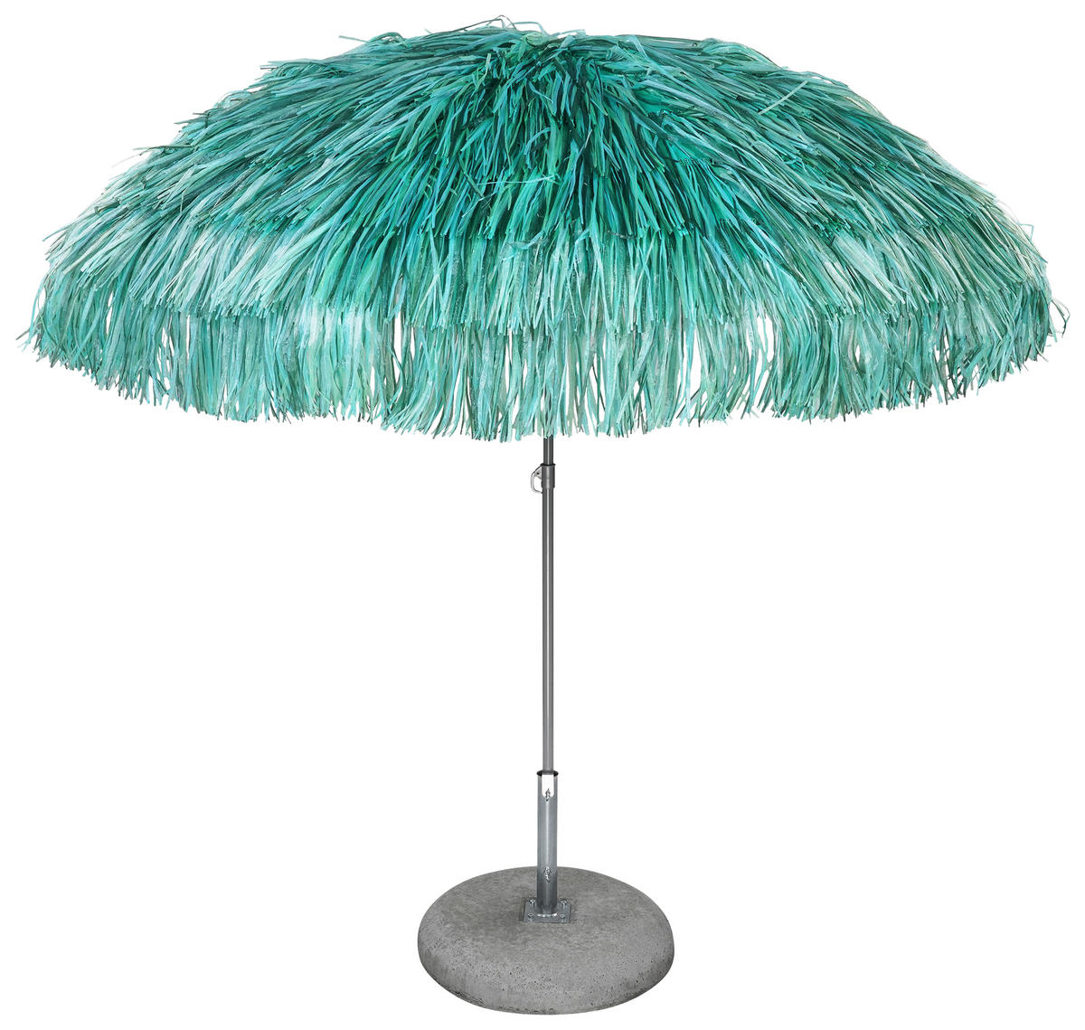 SONNENSCHIRM 200x200 cm Petrol  - Petrol/Alufarben, Design, Textil/Metall (200/200cm) - Jan Kurtz