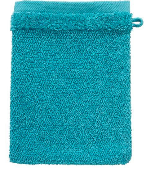 WASCHLAPPEN BONITA Türkis 4-teilig - Türkis, Natur, Textil (16/21cm) - Bio:Vio