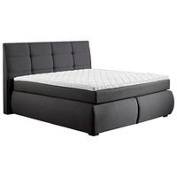 PAT BOXSPRING  gri  - negru/gri, Konventionell, textil/material pe bază de lemn (181/125/220cm) - Xora