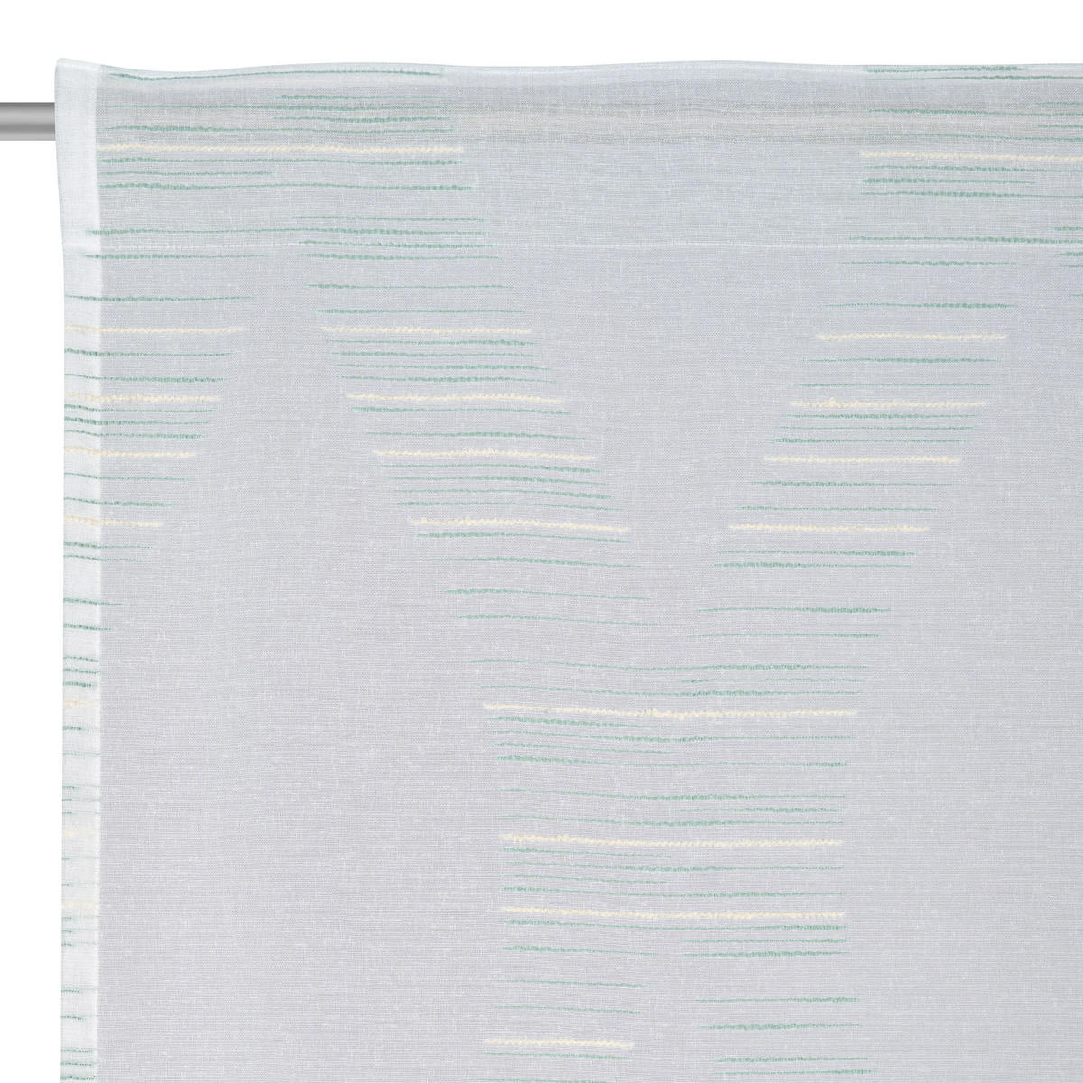 KÉSZFÜGGÖNY részben áttetsző  - zsályazöld, Natur, textil (140/245cm) - Esposa