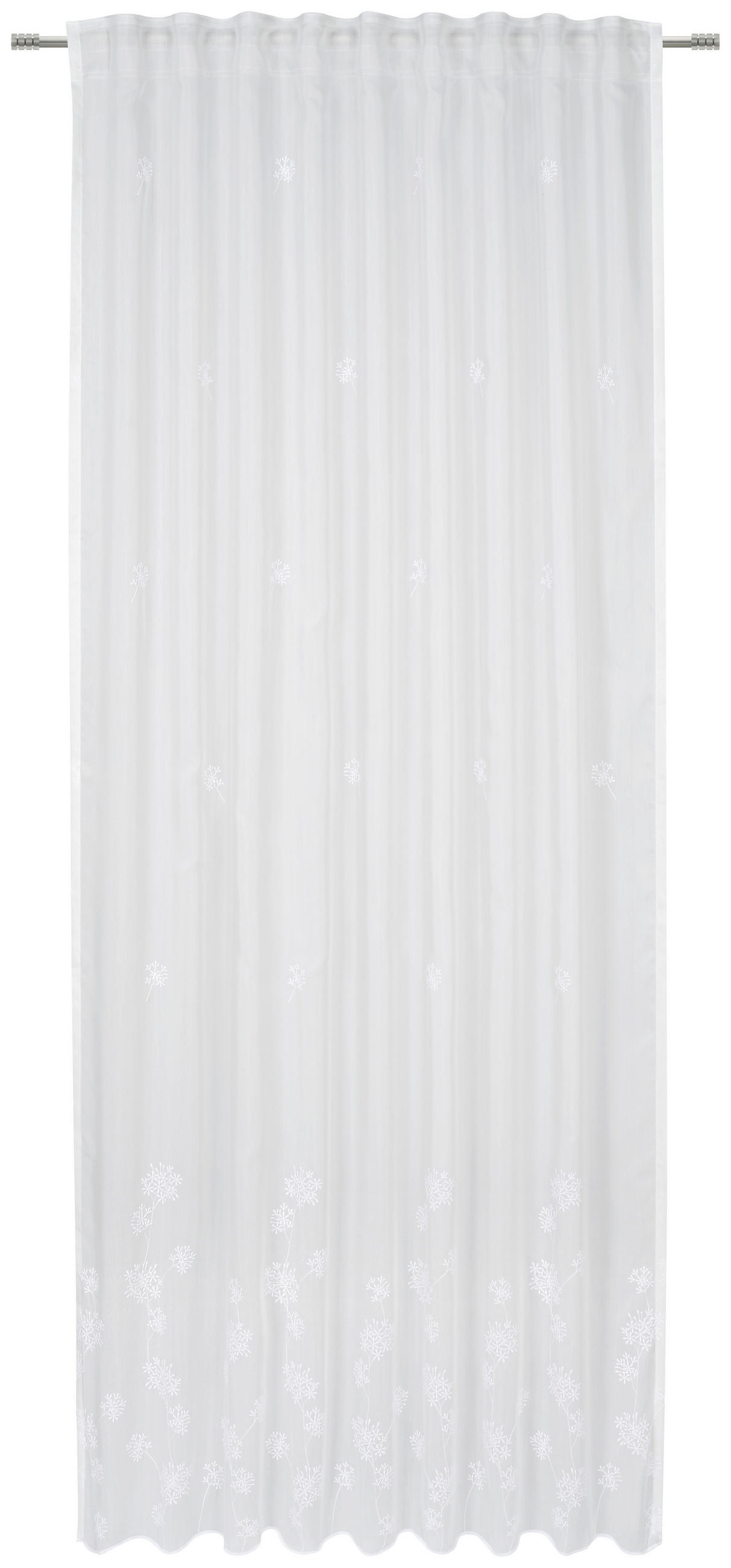 FERTIGVORHANG transparent  - Weiss, Konventionell, Textil (135/245cm) - Esposa