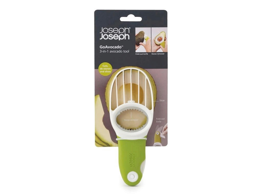 REZILO ZA AVOKADO                     - zelena/svetlo siva, Basics, kovina/umetna masa (18/6.6/1.8cm)