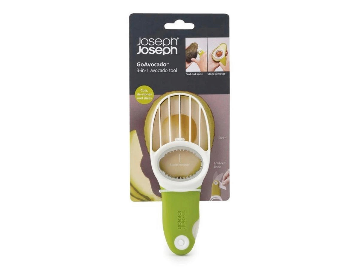 REZILO ZA AVOKADO                     - zelena/svetlo siva, Basics, kovina/umetna masa (18/6.6/1.8cm)