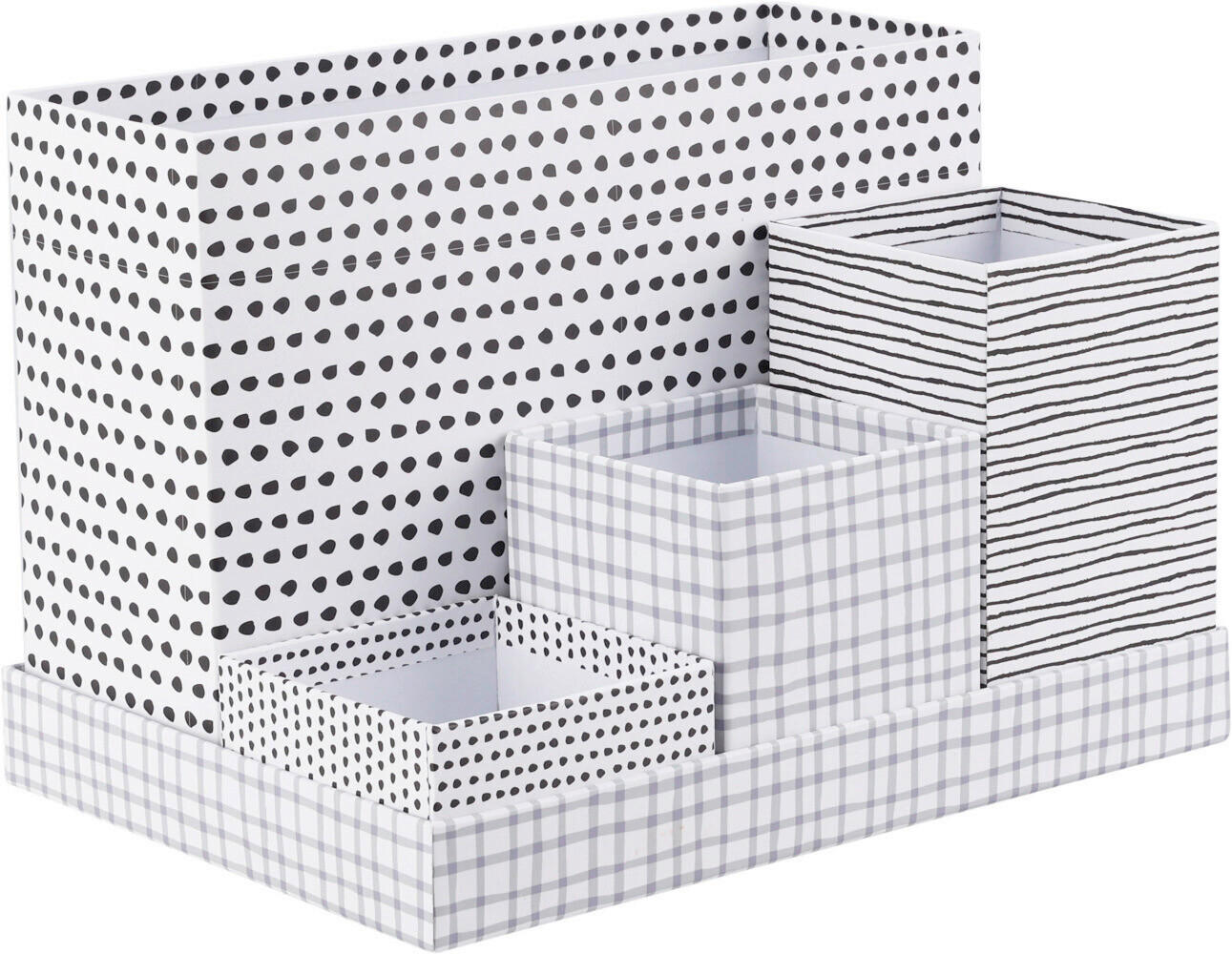 SCHREIBWARENBOX - Weiß, Basics, Papier (25/8,5/17,5cm)