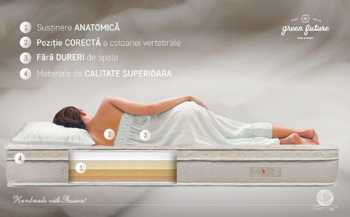 SALTEA 160/200 cm  - alb/portocaliu, Modern, textil (160/200cm)