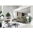 ECKSOFA in Flachgewebe Greige  152/259 cm  - Greige/Schwarz, Design, Textil/Metall (152/259cm) - Dieter Knoll