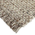 HANDWEBTEPPICH 130/190 cm Braun, Beige  - Beige/Braun, Basics, Textil (130/190cm) - Linea Natura