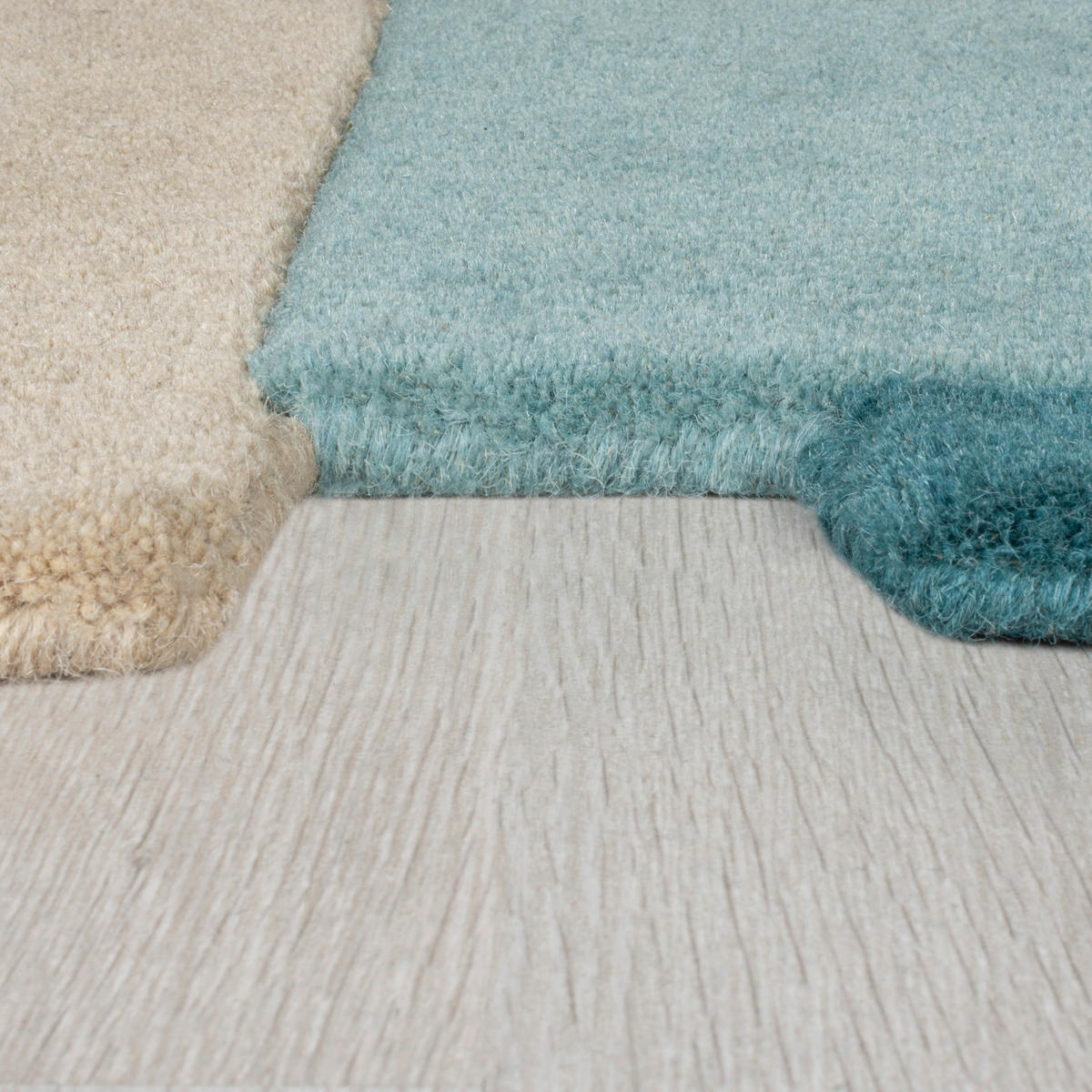 WOLLTEPPICH 230/60 cm Petrol  - Petrol, Basics, Textil (230/60cm) - Xora