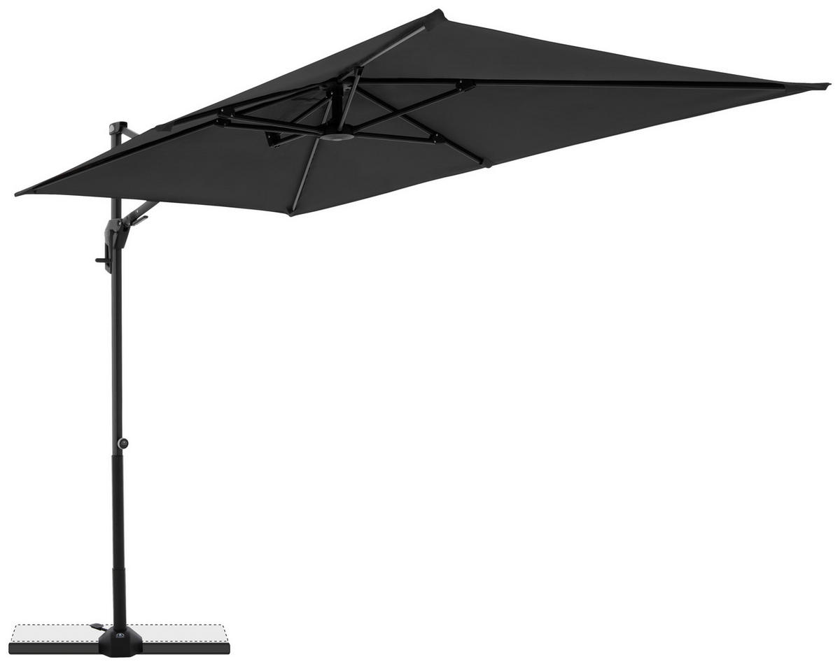 SENČNIK - črna/antracit, Basics, kovina/tekstil (240/135cm) - Doppler