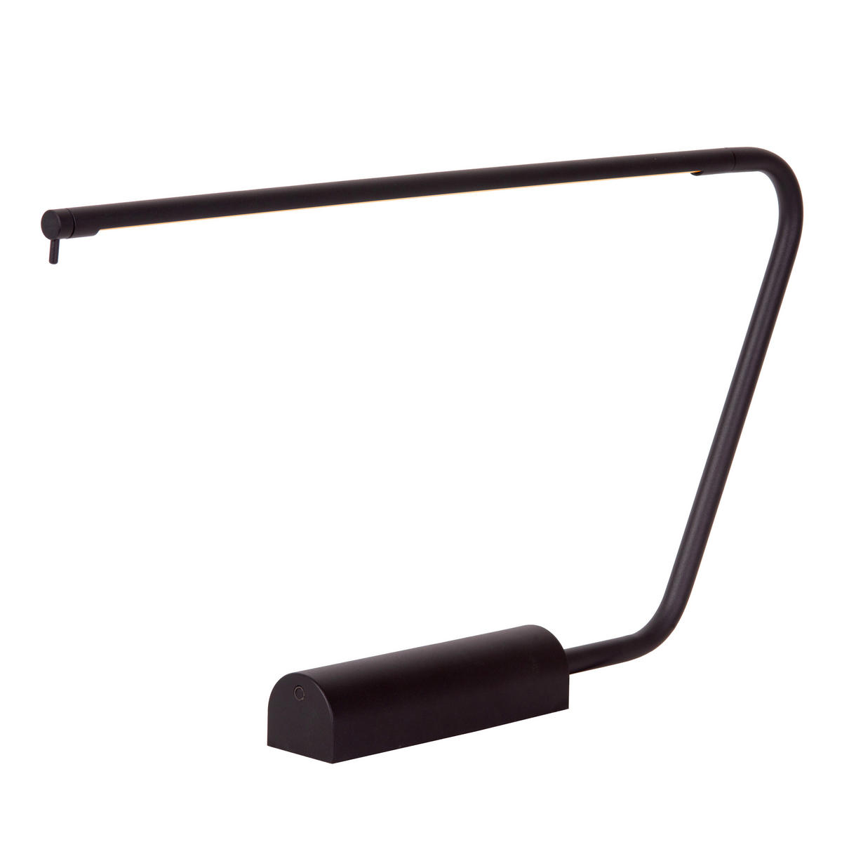 SCHREIBTISCHLEUCHTE MADISON 62.5/5.5/33 cm   - Schwarz, Design, Metall (62.5/5.5/33cm) - Lucide