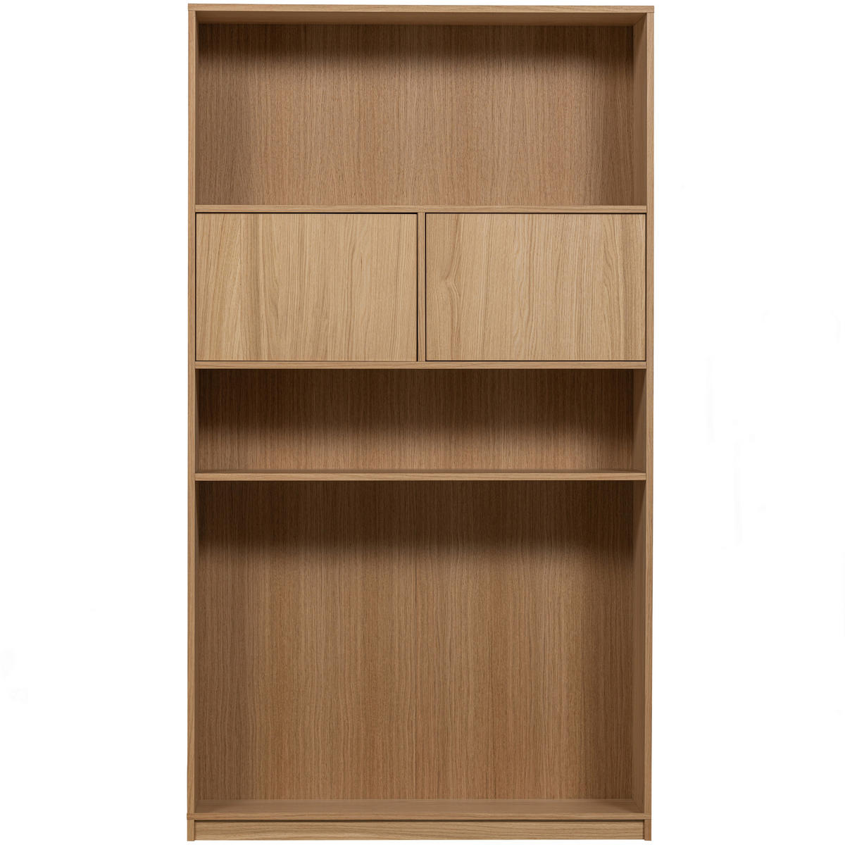 REGAL Eiche furniert Naturfarben  - Naturfarben, Design, Holz (110/199/40cm) - Livetastic