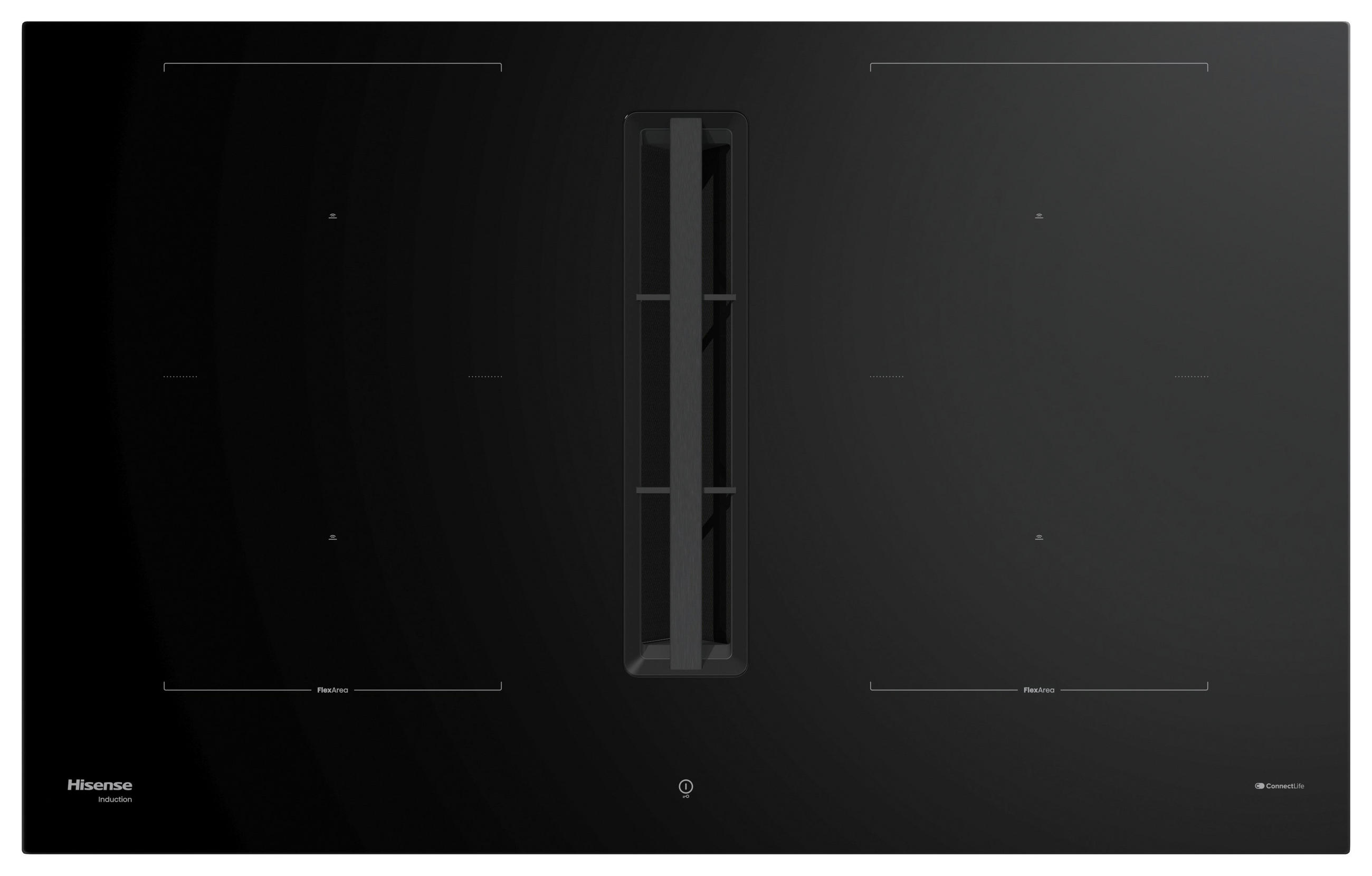 KOCHFELD-DUNSTABZUG-KOMBI HEH8443BSCWF1  - Basics, Glas/Metall (83/233/520cm) - Hisense