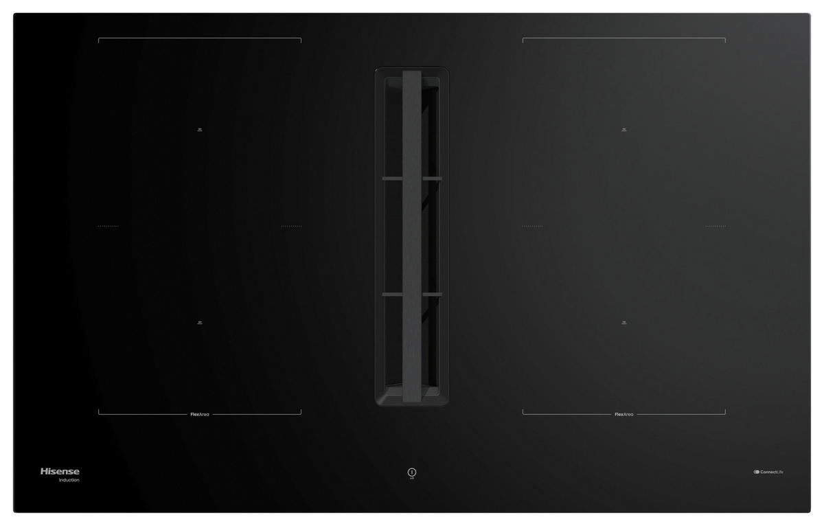 KOCHFELD-DUNSTABZUG-KOMBI HEH8443BSCWF1  - Basics, Glas/Metall (83/233/520cm) - Hisense