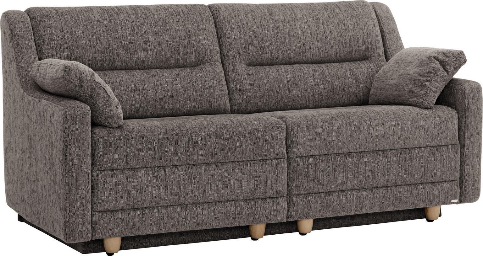 SCHLAFSOFA Chenille Schlammfarben - weiches Design