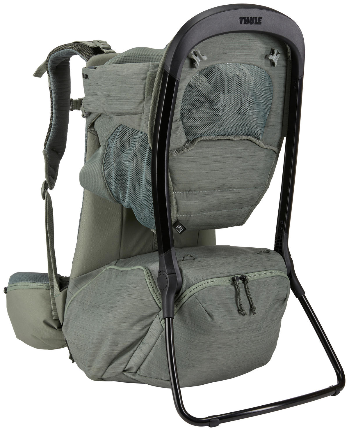 RÜCKENTRAGE SAPLING  - Schwarz/Grün, Basics, Textil (35/31/73cm) - Thule