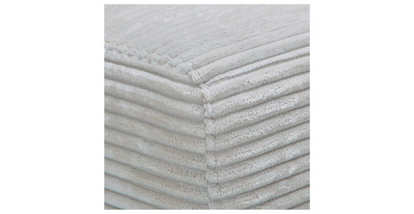 ECKSOFA  in Cord Grau  265/224 cm  - Schwarz/Grau, Design, Kunststoff/Textil (265/224cm) - Hom`in