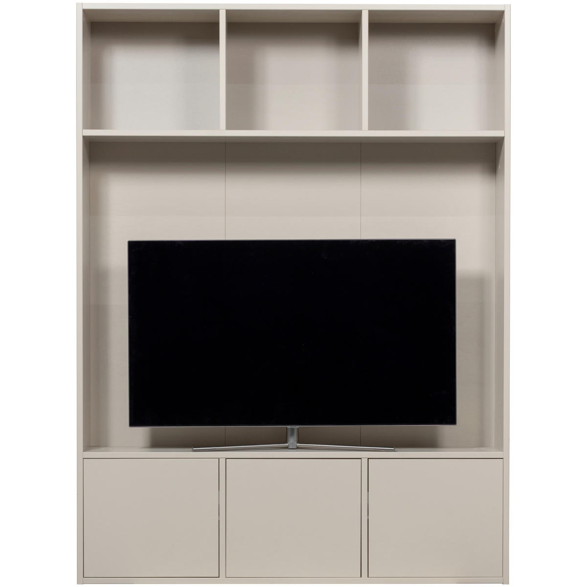 WOHNWAND  in Grau  160/215/40 cm  - Grau, Design, Holz (160/215/40cm) - Livetastic