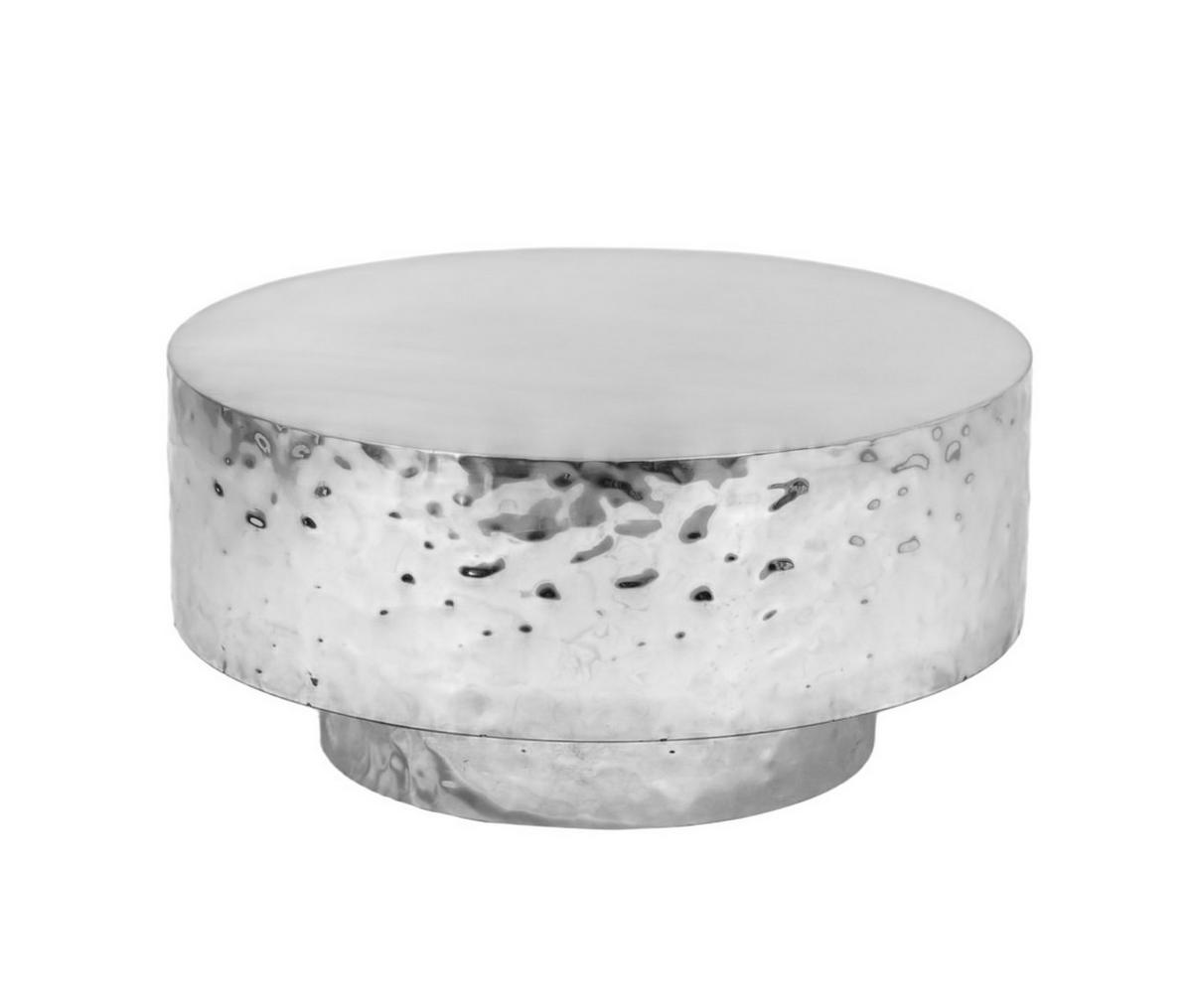 COUCHTISCH  in Metall  - Silberfarben, Design, Metall (76/37/76cm) - Livetastic