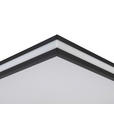 LED-DECKENLEUCHTE Party 45/45/7,5 cm  - Schwarz/Weiß, LIFESTYLE, Kunststoff/Metall (45/45/7,5cm) - Novel