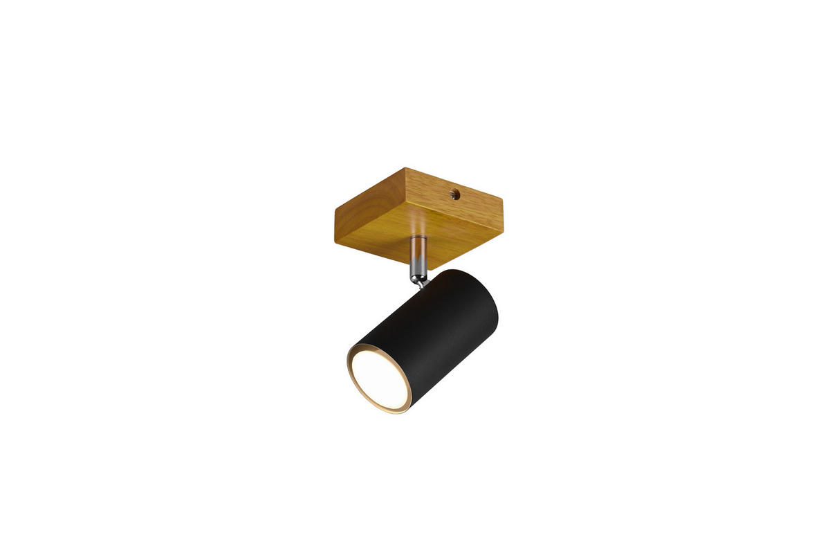 STRAHLER - Schwarz, Design, Holz/Metall (9/16/12cm) - Trio Leuchten