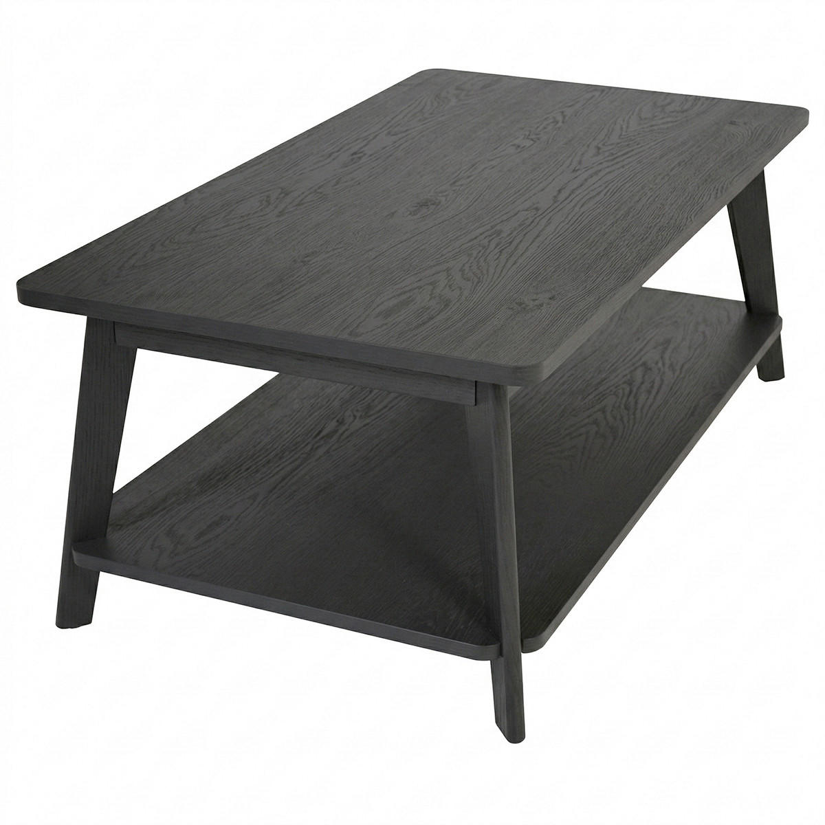 COUCHTISCH in Holzwerkstoff 110/55/39,7 cm  - Eichefarben/Schwarz, MODERN, Holzwerkstoff (110/55/39,7cm) - MID.YOU