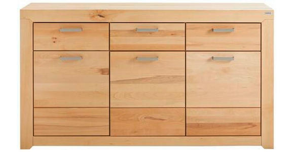 SIDEBOARD 160/88/40 cm  in Buchefarben  - Silberfarben/Buchefarben, Natur, Holz/Metall (160/88/40cm) - Cantus