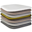 SITZKISSEN  40/40 cm   - Taupe, Textil (40/40cm) - Novel