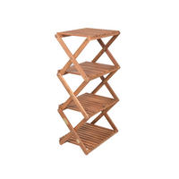 GARTENREGAL Holz  - Braun, MODERN, Holz (30/87/47cm) - Gardenson