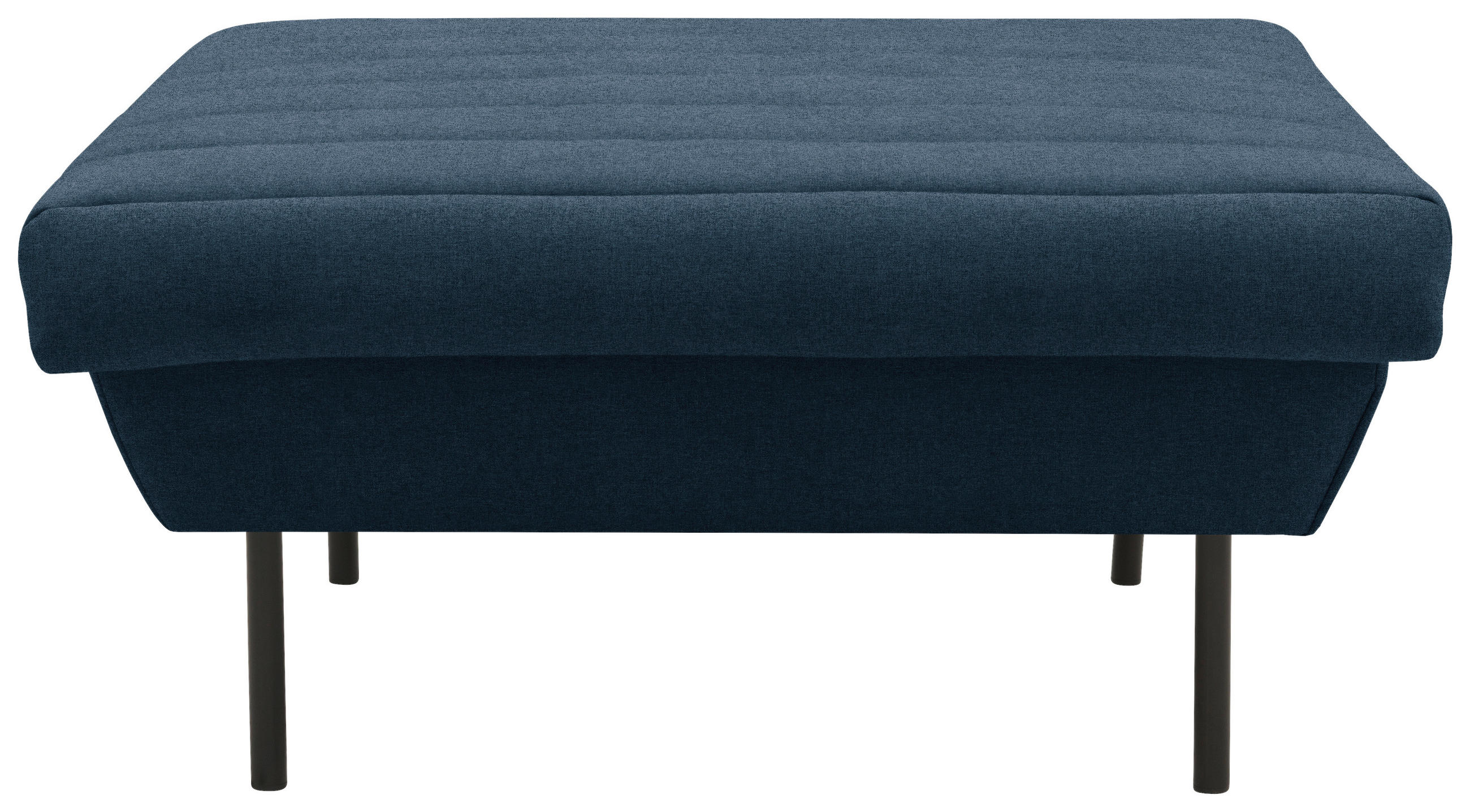 HOCKER Dunkelblau  - Schwarz/Dunkelblau, Design, Textil/Metall (90/45/105cm) - LOOKS by W.Joop