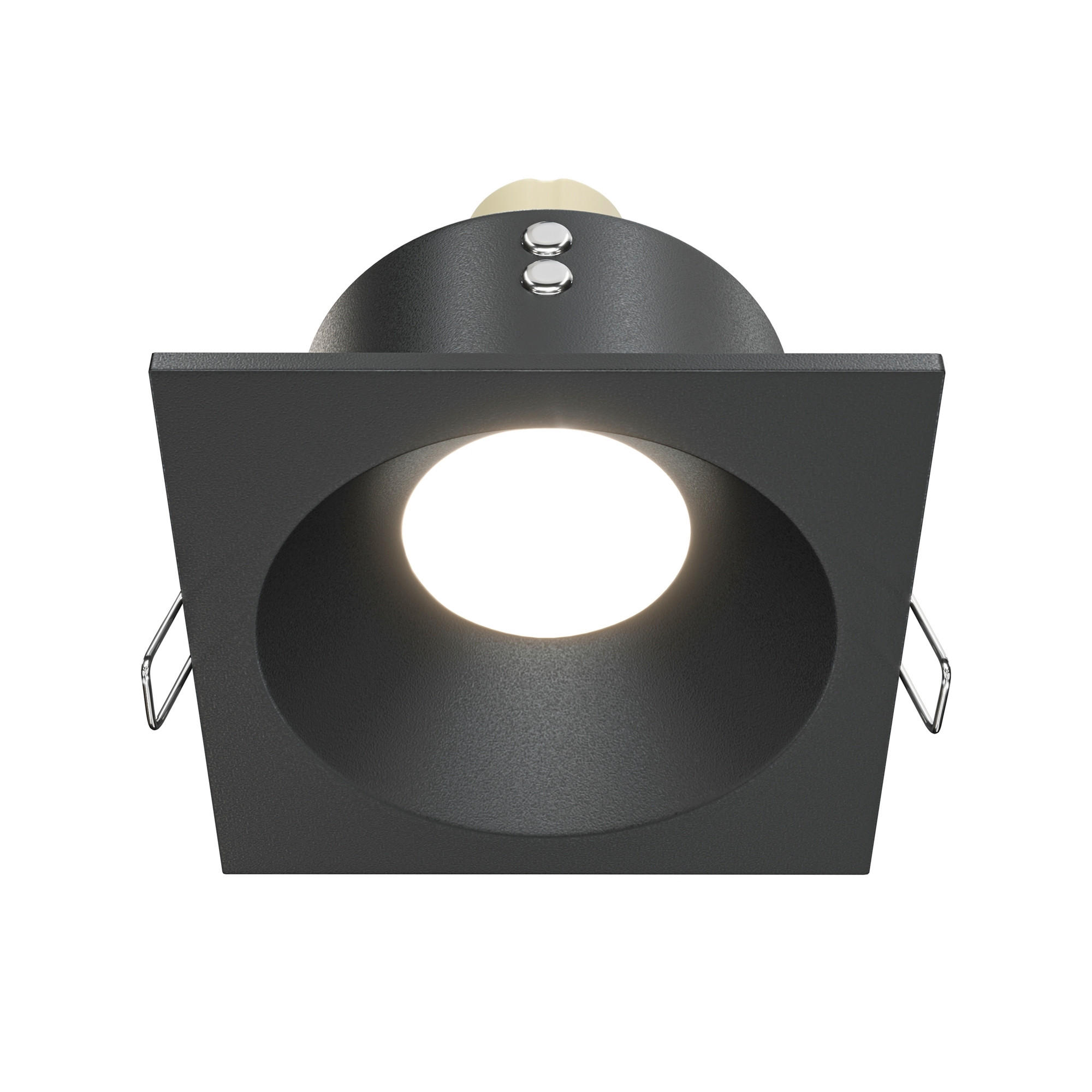 DECKENLEUCHTE Downlight 8,5/8,5/4,5 cm  - Schwarz, Trend, Metall (8,5/8,5/4,5cm) - MAYTONI