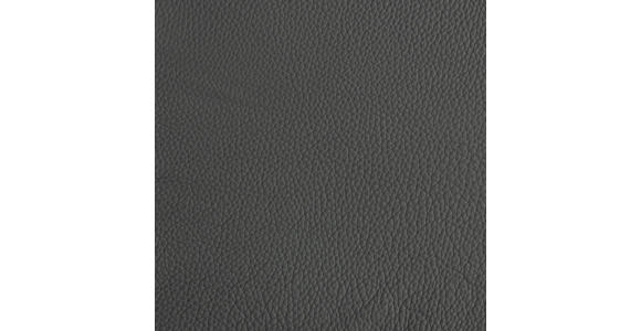 ARMLEHNSTUHL in Eisen Echtleder pigmentiert - Anthrazit/Schwarz, Design, Leder/Metall (64/86/63cm) - Dieter Knoll