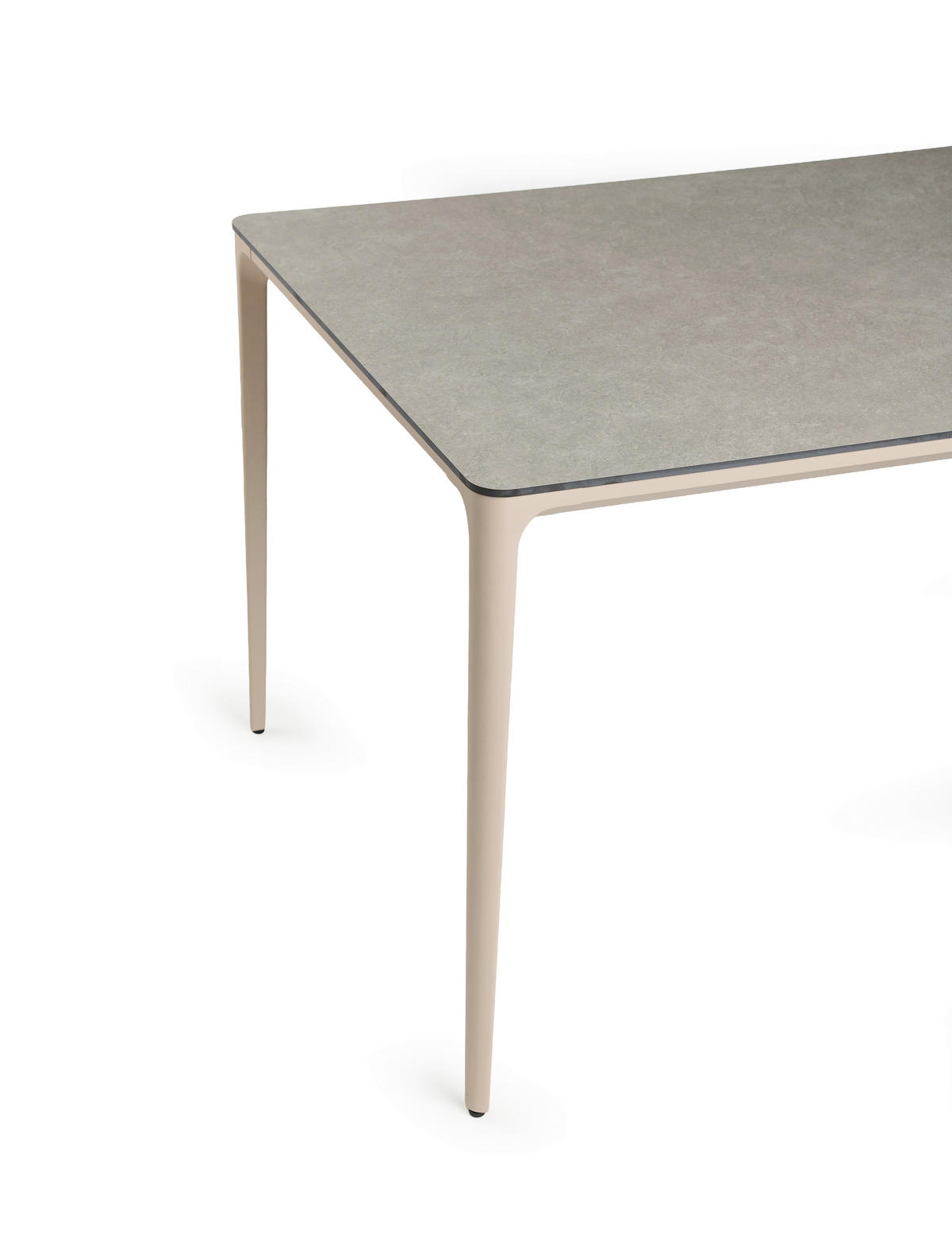 GARTENTISCH 219/92/74 cm Metall, Kunststoff Grau, Champagner rechteckig  - Champagner/Grau, Modern, Kunststoff/Metall (219/92/74cm) - Tierra Outdoor