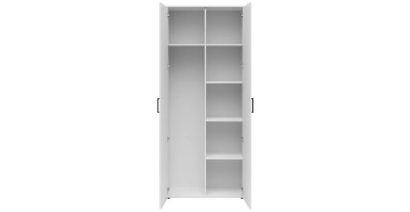 MEHRZWECKSCHRANK 80/195/40 cm  - Anthrazit/Schwarz, MODERN, Holzwerkstoff/Kunststoff (80/195/40cm) - Carryhome