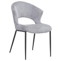 STUHL   Webstoff  Grau  - Schwarz/Grau, Design, Textil/Metall (56,5/83,5/63,5cm) - Stylife