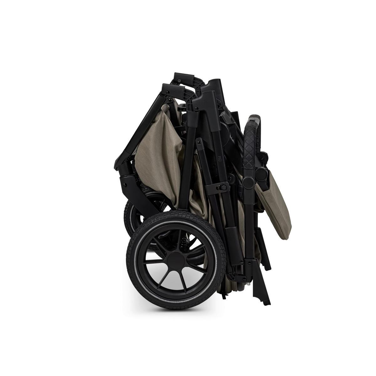 DJEČJA KOLICA  Più  - boje blata/crna, Basics, tekstil (105/56.5/127cm) - Moon