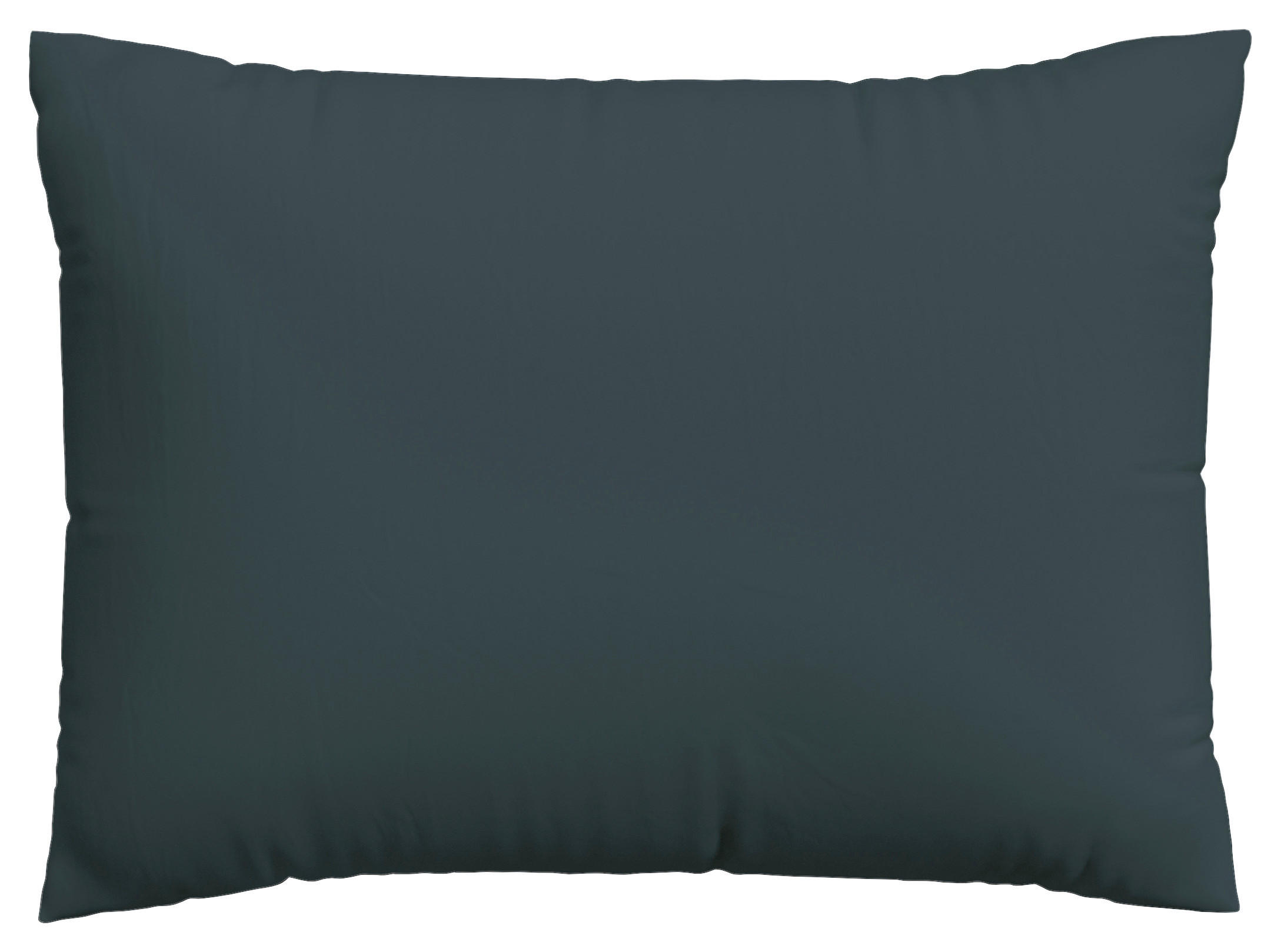 KOPFPOLSTERBEZUG WOVEN SATIN 70/90 cm  - Dunkelgrau, Basics, Textil (70/90cm) - Schlafgut
