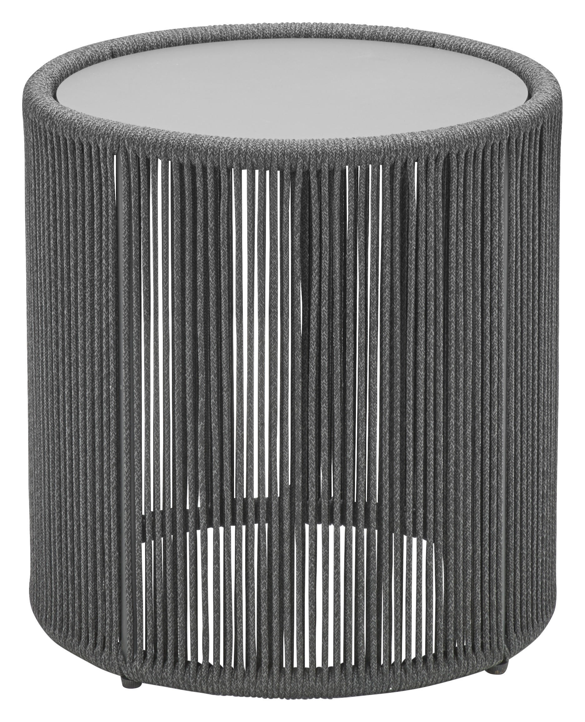 GARTENBEISTELLTISCH 36/36/42 cm Textil  - Grau, Design, Textil/Metall (36/36/42cm) - Musterring