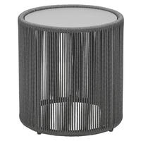 GARTENBEISTELLTISCH 43/43/46 cm Textil  - Anthrazit/Grau, Design, Textil/Metall (43/43/46cm) - Musterring