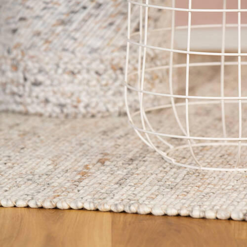 COVOR CU ȚESĂTURĂ PLATĂ My Kjell  - crem, Basics, textil (140/200cm)
