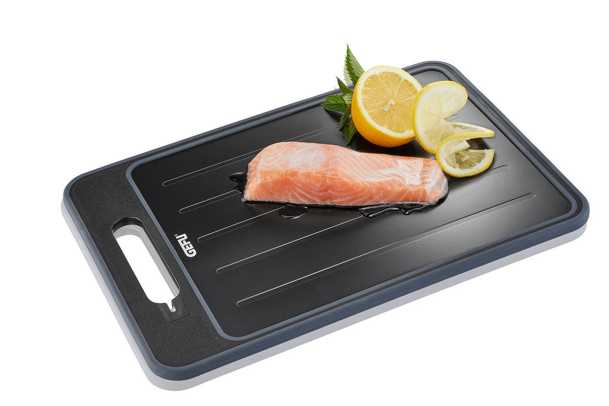 DOSKA NA KRÁJANIE 25/1/36,5 cm - čierna, Design, kov/plast (25/1/36,5cm) - Gefu