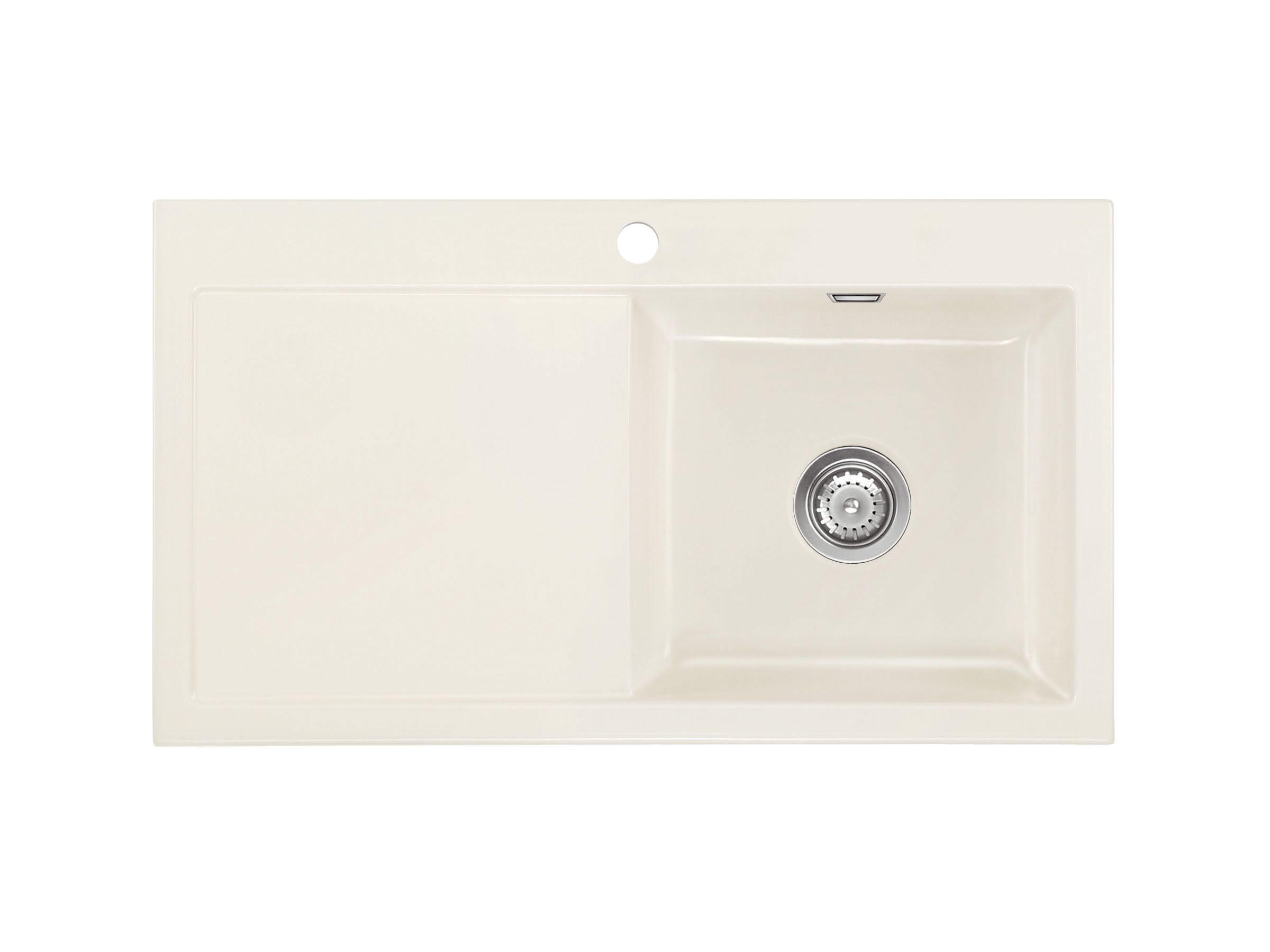 SPÜLE Mera 90 / 50740110  - Magnolie, Basics, Keramik (90/20/51cm) - Systemceram
