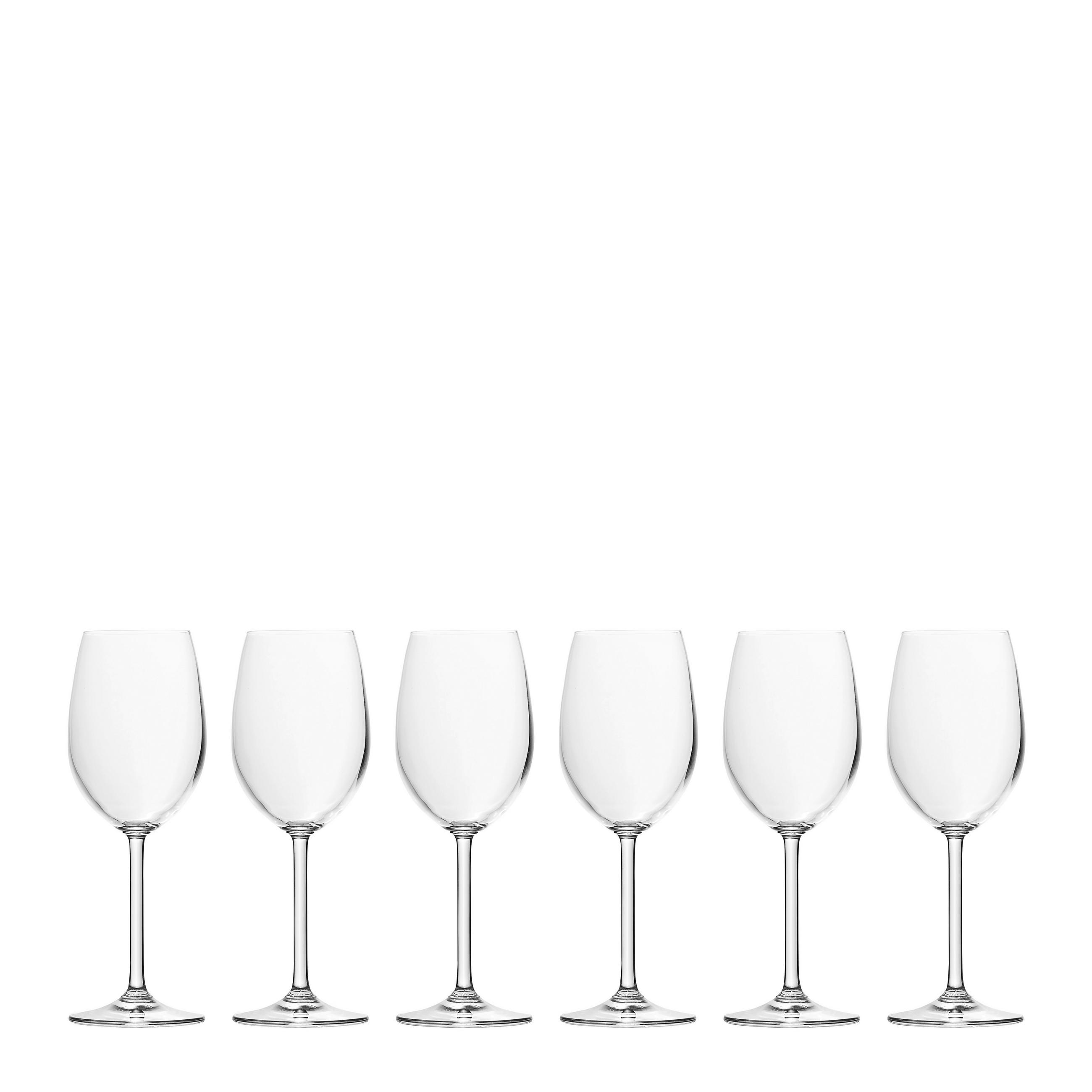 GLÄSERSET 6-teilig  - Klar, KONVENTIONELL, Glas (7,7/22,2cm) - Leonardo