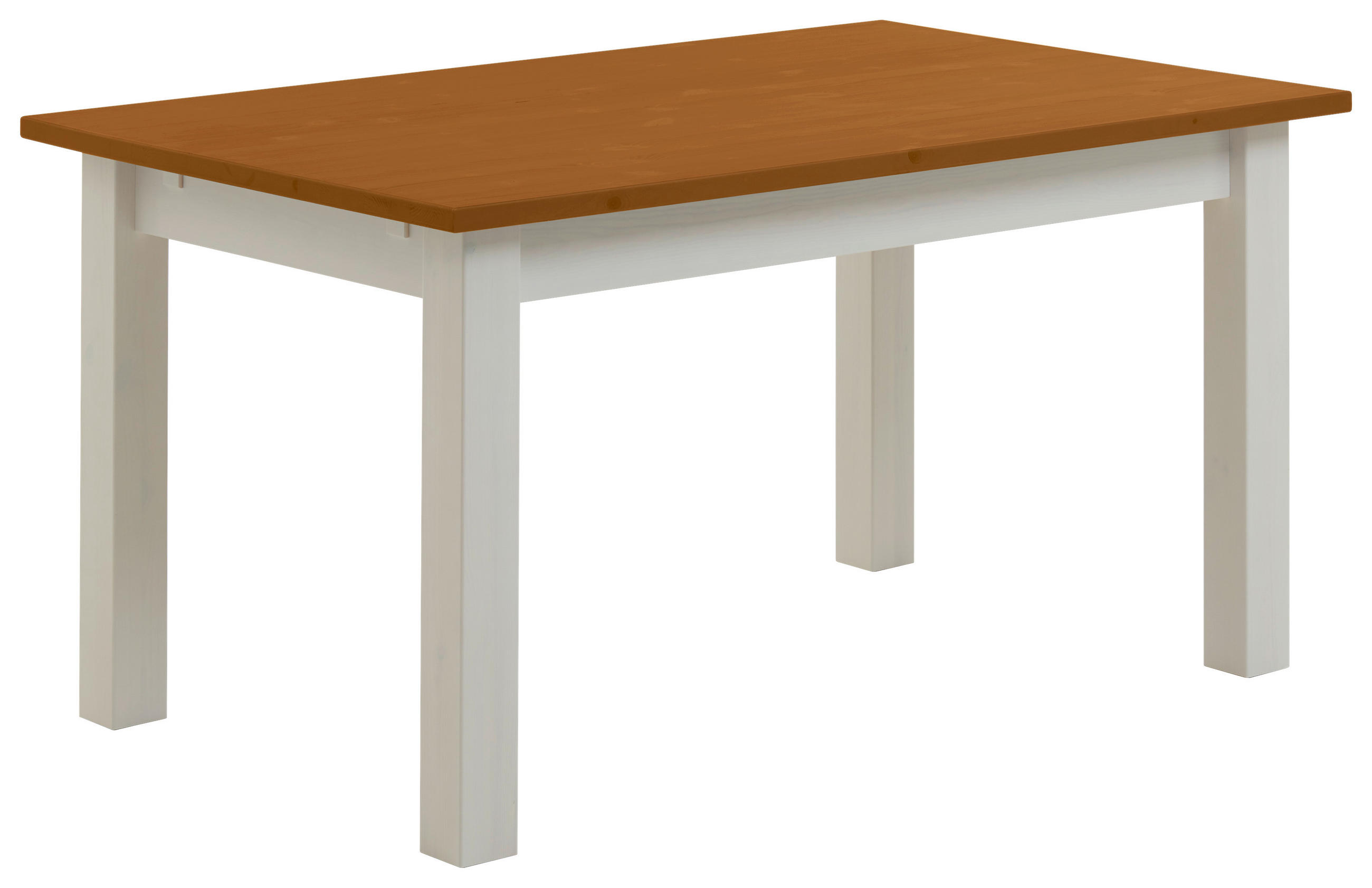 ESSTISCH in Holz 160/90/78 cm  - Bernsteinfarben/Weiß, ROMANTIK / LANDHAUS, Holz (160/90/78cm) - Boxxx