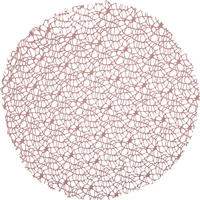TALLRIKSUNDERLÄGG textil nätklädsel ljusrosa 40 cm  - ljusrosa, Trend, textil (40cm) - Ambia Home