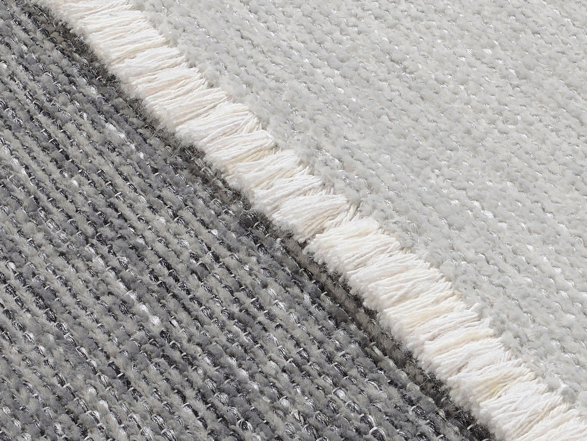 FLACHWEBETEPPICH 120/170 cm Grau  - Grau, Design, Textil (120/170cm) - Novel